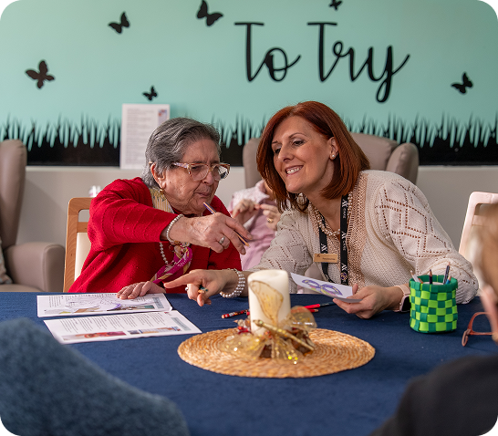 Care work assisting elderly people